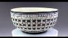 Striking Wedgwood Tricolor Jasper Diceware Black White Yellow Quatrefoil Bowl 53247 Bowl