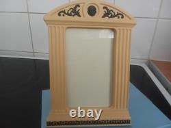 Superb Wedgwood Yellow Cane Black Jasperware Athene Library Collecti Photo Frame