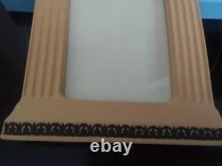 Superb Wedgwood Yellow Cane Black Jasperware Athene Library Collecti Photo Frame
