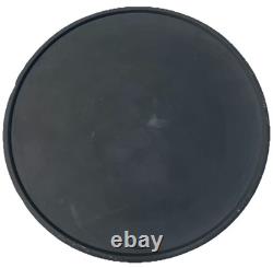 VERY RARE Wedgwood Library Collection Black And Cane Jasperware Planter 16.5 cm