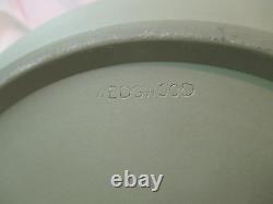 Vintage England Wedgwood sage green Jasperware large inverted rim Bowl Rare