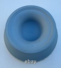 Vintage Pale Blue Wedgwood Jasperware Imperial Pedestal Centerpiece Bowl England