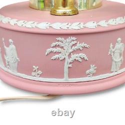 Vintage RARE Wedgwood Royal Albert Jasperware Pink Astral Telephone 1980s