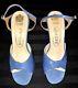 Vintage Rayne Wedgwood Jasperware Heeled Toscana Slingback Shoes Size 5m