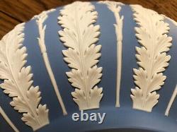 Vintage Wedgwood Acanthus Jasperware Blue Stoneware Bowl