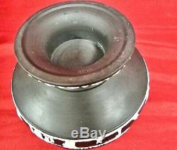 Vintage Wedgwood Black Jasperware Basalt Imperial Pedestal Footed Bowl