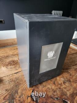 Vintage Wedgwood Blue Jasperware Campagna Lidded Urn Vase Boxed, Exc Condition