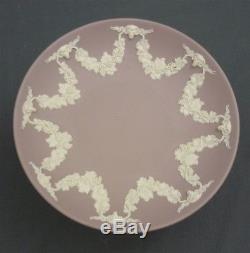 Vintage Wedgwood Cream on Lilac Jasperware 3 1/2 Tall Tazza Cake Compote Stand