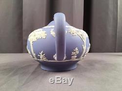 Vintage Wedgwood Jasperware Light Blue Classical Relief Tea Pot 1954