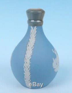 Vintage Wedgwood Jasperware MINIATURE Glenfiddich Flask Bottle Decanter Jasper