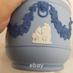 Vintage Wedgwood Jasperware Porcelain Tri Colour Planter Jardiniere 4.5 x 5 Inch