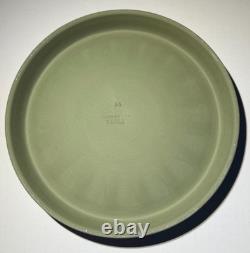 Vintage Wedgwood Jasperware Sage Green tea-light Candle Holder Dancing Hours