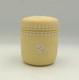 Vintage Wedgwood Jasperware Yellow Primrose Prunus Tall Lidded Trinket Pot 1976