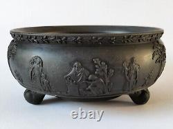 WEDGWOOD BASALT Jasperware Three Footed Sacrifice Bowl