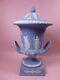 Wedgwood Blue Jasperware Vase / Urn C. 1962 (jasper)