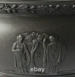 WEDGWOOD Black Basalt Three Footed Sacrifice Bowl