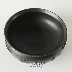 WEDGWOOD Black Basalt Three Footed Sacrifice Bowl