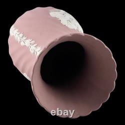 WEDGWOOD Jasperware Handcrafted Large Pink Vase, 21cm