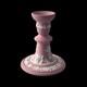 Wedgwood Jasperware Handcrafted Pink Candlestick Holder