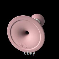 WEDGWOOD Jasperware Handcrafted Pink Candlestick Holder