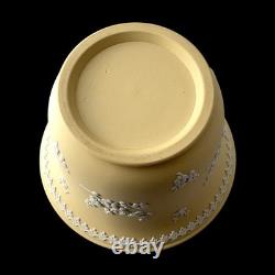 WEDGWOOD Jasperware Handcrafted Primrose Yellow Jardiniere Planter'76