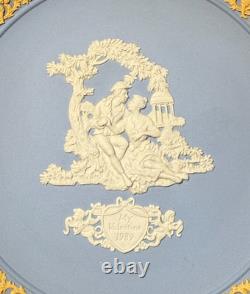 WEDGWOOD Jasperware VALENTINE's DAY Collection Tri-Color Plate, 1989 Ltd Ed