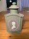 Wedgwood Tri Colour Tea Caddy Diana Charles Jasperware (accept Offer)