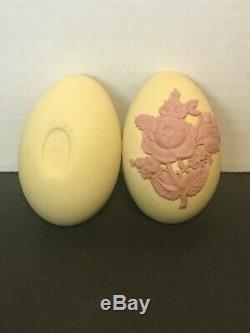 WOW 50% OFF RARE Wedgwood Collectors Society PINK, PRIMROSE Floral Egg Box
