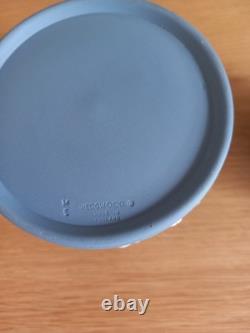 Wedgewood Blue Jasperware Bee Honeypot or Preserve Pot