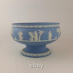 Wedgewood Blue and White Jasperware Large Vase 9095 WD