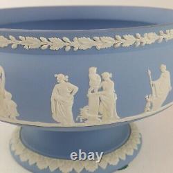 Wedgewood Blue and White Jasperware Large Vase 9095 WD