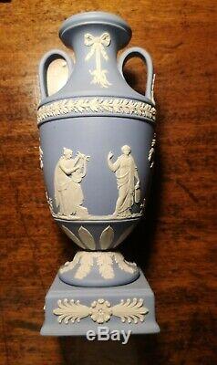 Wedgewood Jasperware Blue RARE Trophy Vase