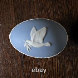 Wedgewood Jasperware Egg Shaped Trinket Box Set