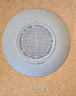 Wedgewood Jasperware President's Plate. Limited Edition 1976 Bicentenial. Boxed