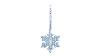 Wedgewood Porcelain Snowflake Ornament Blue