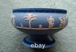 Wedgewood two shares of blue jasperware fruit bowl WW2411