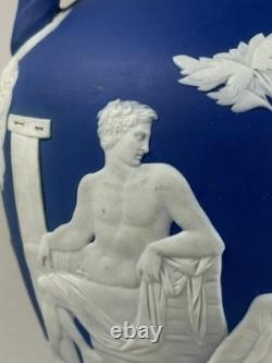 Wedgwood 19thC Jasperware Portland Vase 25cm Phrygian Cap Classical Wedgwood 19thC Jasperware Portland Vase 25cm Phrygian Cap Classical