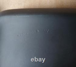 Wedgwood BLACK GILDED Basalt Jasperware SQUARE PRUNUS Box