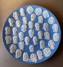 Wedgwood BLUE Jasper USA THE PRESIDENTS PLATE Ltd Edition BOXED