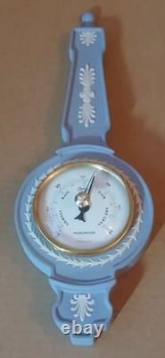 Wedgwood BLUE Jasperware BAROMETER