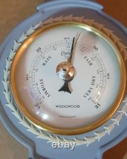 Wedgwood BLUE Jasperware BAROMETER