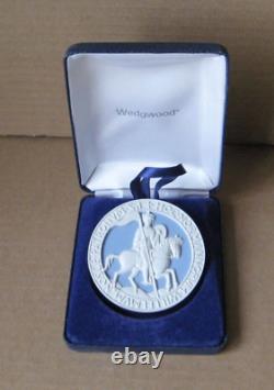 Wedgwood BLUE Jasperware Domesday Medallion Limited Edition