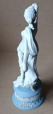 Wedgwood BLUE Jasperware Large LAUREL GARLAND Dancing Hours FIGURE Ltd Edition