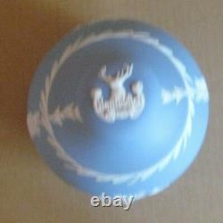 Wedgwood BLUE Jasperware SCOTTISH GLENFIDDICH WHISKY Large Bottle