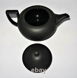 Wedgwood Basalt Black 4 Cup Tea Pot, 3 1/2