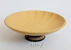 Wedgwood Black And Cane Jasperware Olympus Tidy Bowl Library Collection