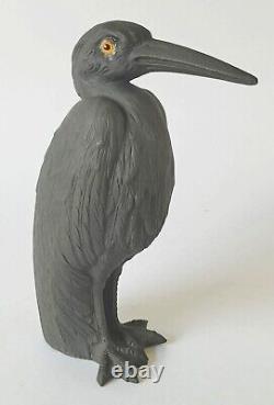 Wedgwood Black Basalt Heron Figure
