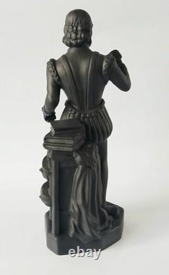 Wedgwood Black Basalt Jasper Shakespeare Figure jasperware Wedgwood Black Basalt Jasper Shakespeare Figure jasperware