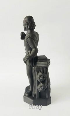 Wedgwood Black Basalt Jasper Shakespeare Figure jasperware