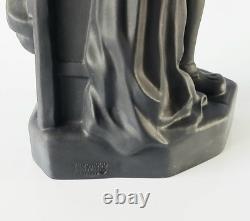 Wedgwood Black Basalt Jasper Shakespeare Figure jasperware